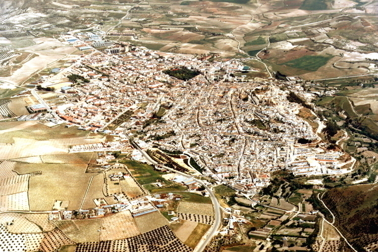Baena from above. Andalucia Cordoba