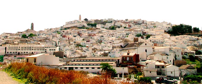 Landscape of Baena town , Cordoba, Andalucia